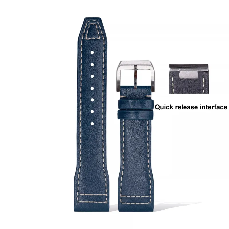 Yuloran Watch Band Global Compatibility Genuine Leather Material-17