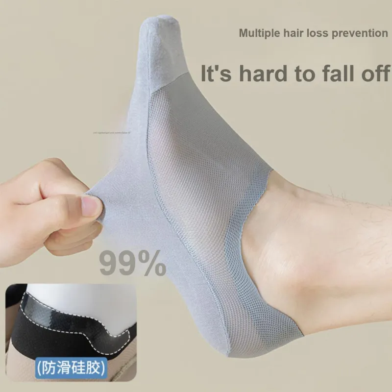 MIIOW No Show Socks Men's 5 Pack Mixed Color-8