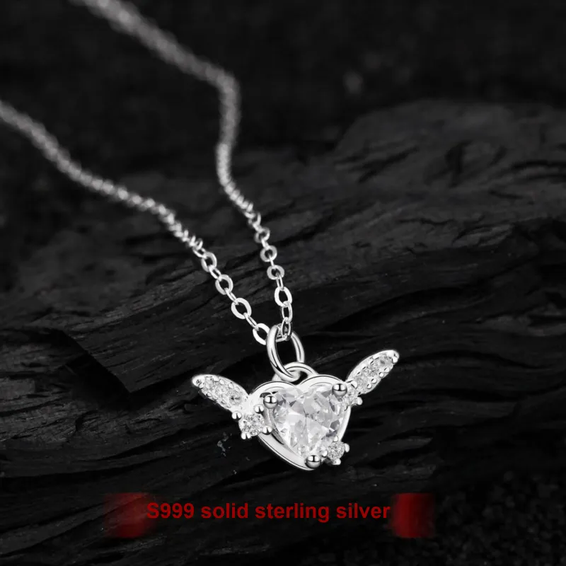 MISS WEI 999 Fine Silver Necklaces Women's-1
