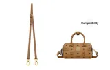 MCM Boston 1.1 Wide Earth Yellow Brown 92-120cm[Crossbody Bag]
