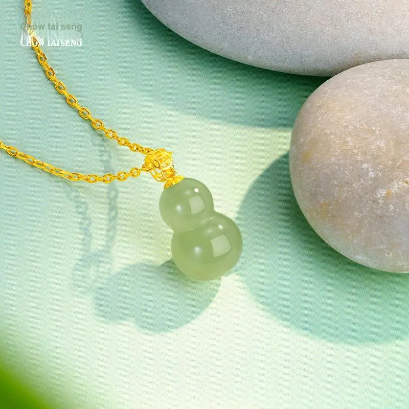 CHOW TAI SENG Pendants Pale Greenish White Jade Women's-5