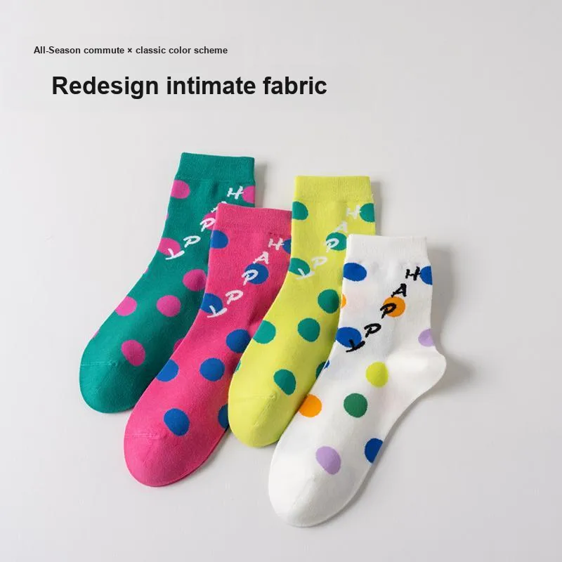 Caramella Mid-Calf Socks Women's 4 Pack-2