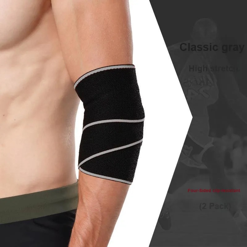 NAILEKESI Elbow Pads Breathable Protective Gray Polyester Advanced Protective-2