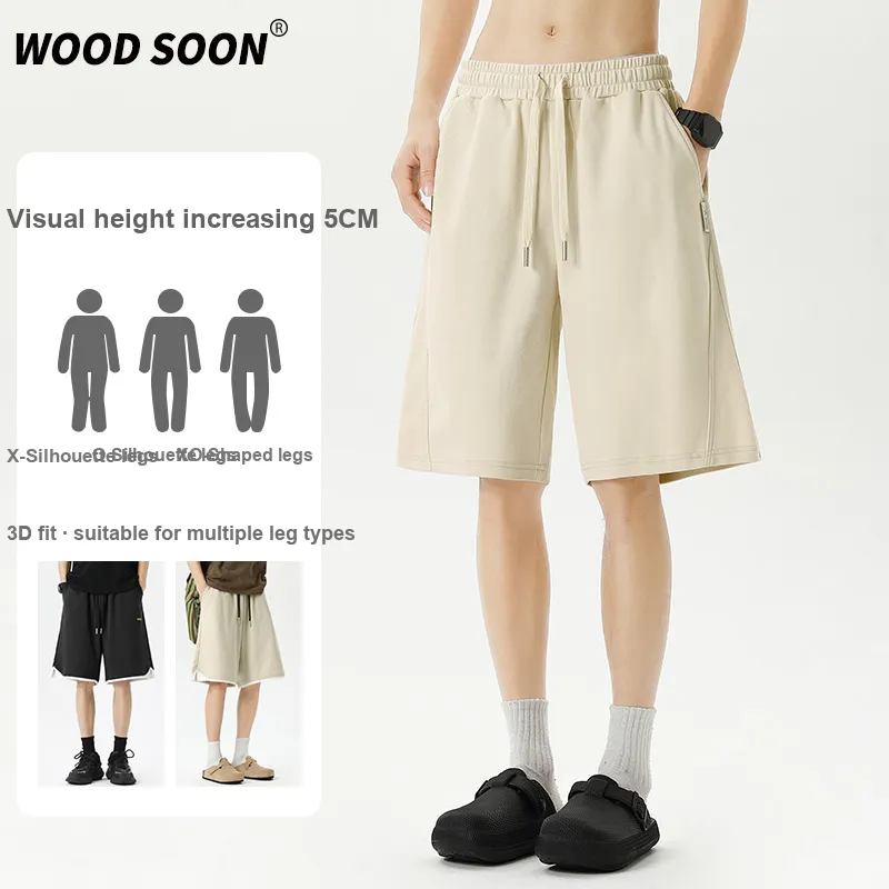 WOOD SOON Casual Shorts Unisex-4