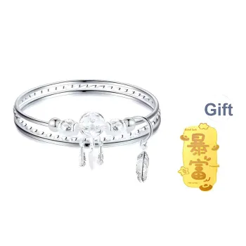 CHAOHONGJI Sterling Silver 990 Bangles Women's