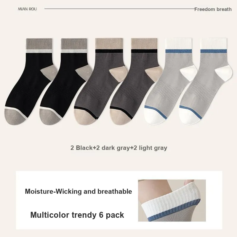 7 SEVFUN Mid Calf Socks Unisex Combo Set-13