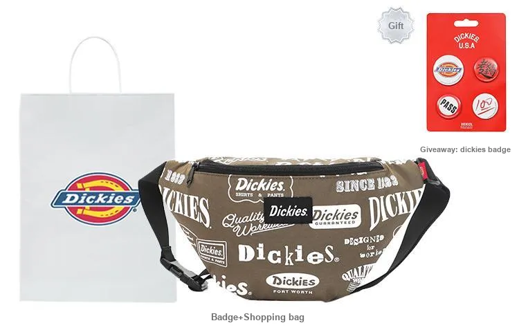 Dickies Polyester One Shoulder Crossbody Bag Sling Bag Fanny Pack Regular Unisex Army Green-5