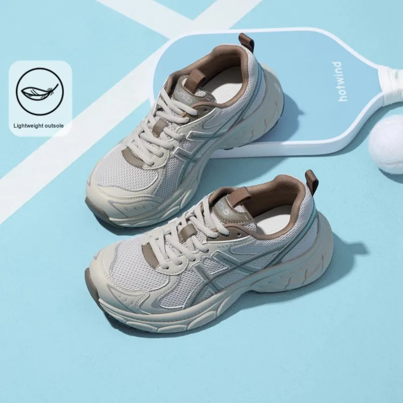 Hotwind Height Increasing Wear-Resistant Chunky Sneakers Women's-19