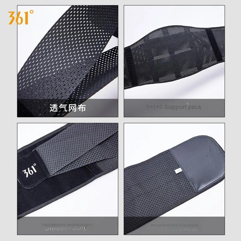 361° Back Support Braces Sports Aid Protective Polyester Elastane Unisex-2