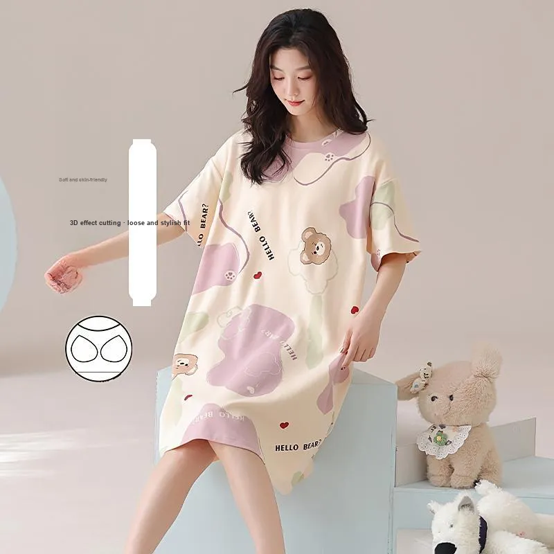 Pretty lady Women's Nightgowns-3