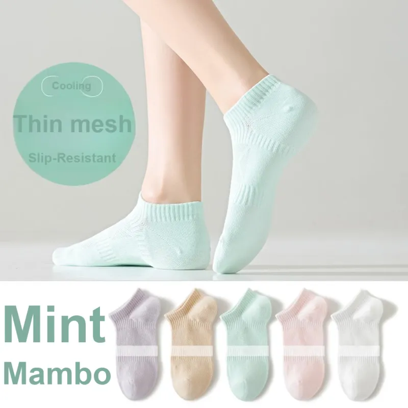 Lan Miao No Show Socks Women's 5 Pack-16
