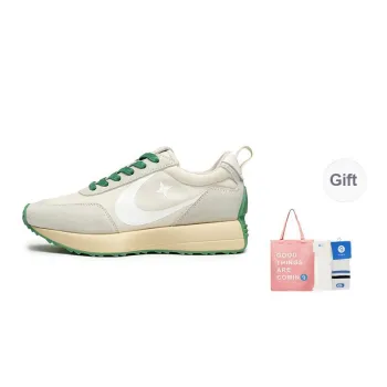 GONGJI Star Moon Shared Destiny Lightweight Height Increasing Low-Top Casual Shoes Women's Emerald Green