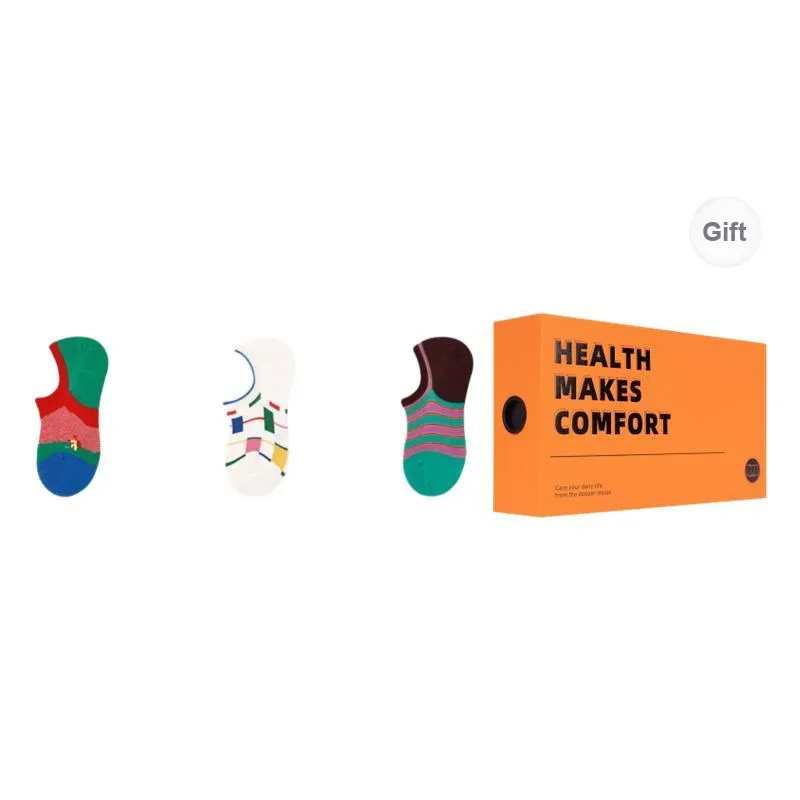 Vine Color No Show Socks Women's 3 Pack-0