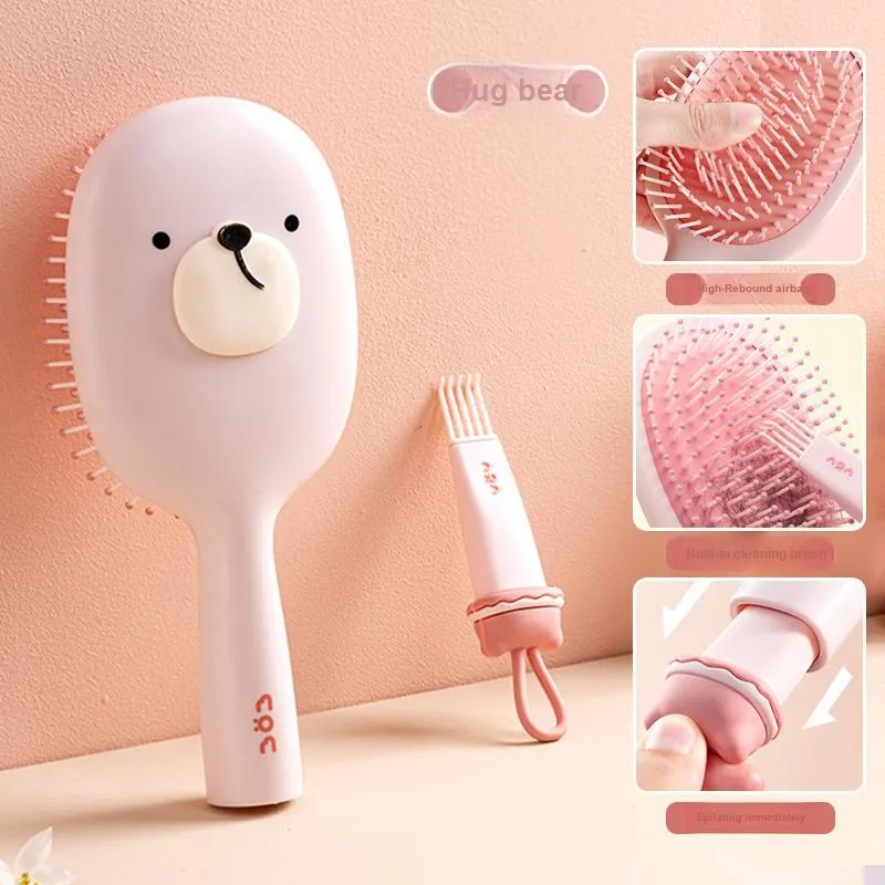 ZHENZI Cute Airbag Long Hair Curling Tool For Voluminous Style Comb Promote Head Microcirculation-9