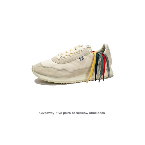 Norman Walsh Wear resistant And Lightweight Low Top Training Running Shoes Unisex Beige Yellow