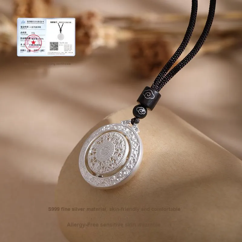 Hurry That Year S999 Necklaces Unisex-3