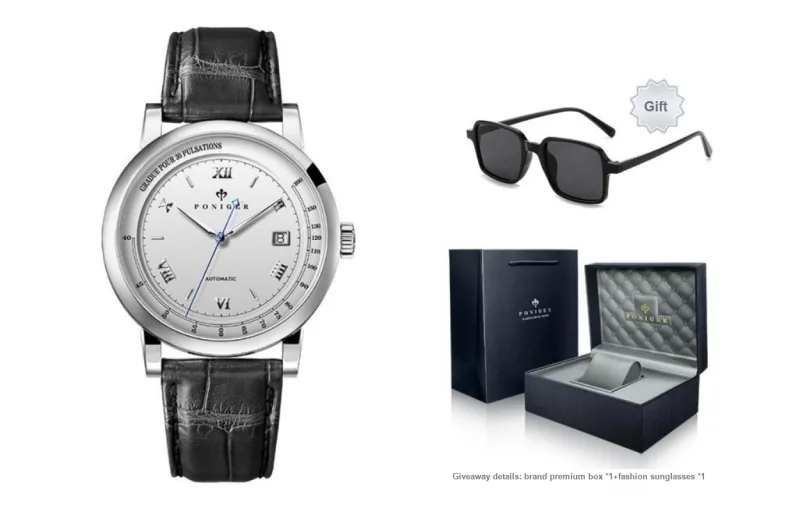 PONIGER Men Watch-8