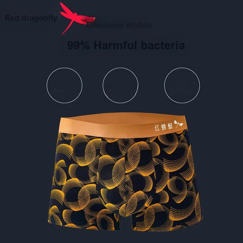 RED DRAGONFLY Cotton Panties Men's 3 Pack Gift Box Set-2