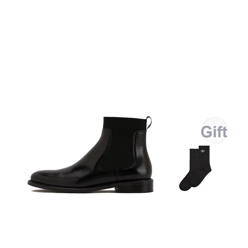 PEDRO Short Chelsea Boots 3.5cm Black