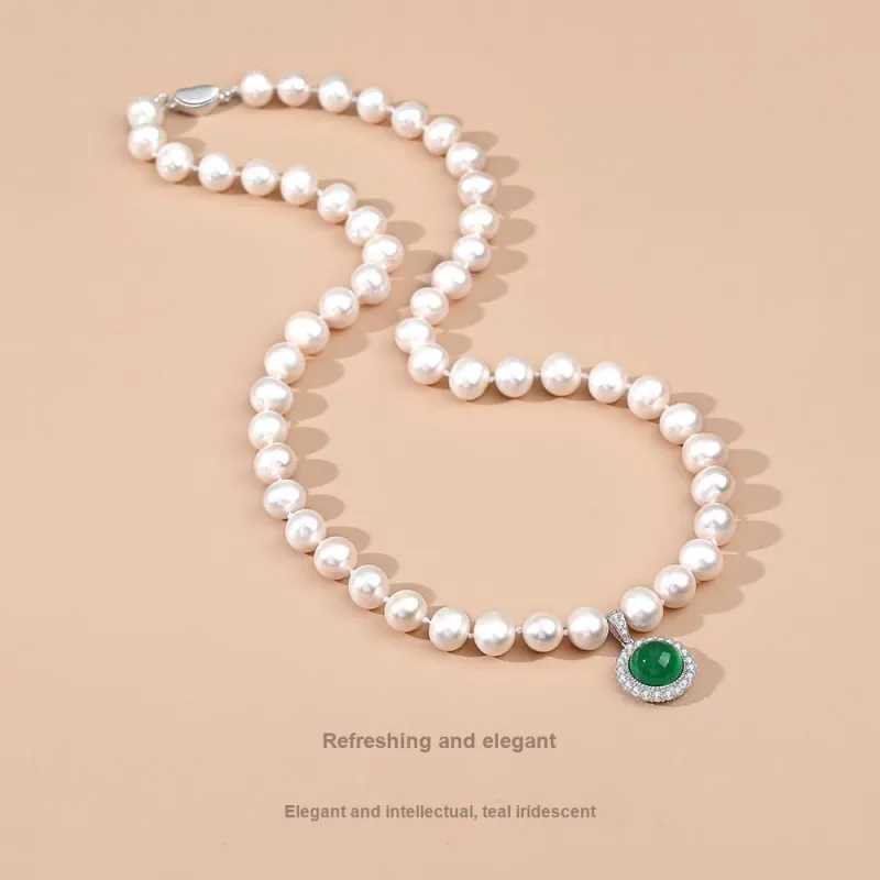 Inker Good Stone Pearl Necklaces Women's-1