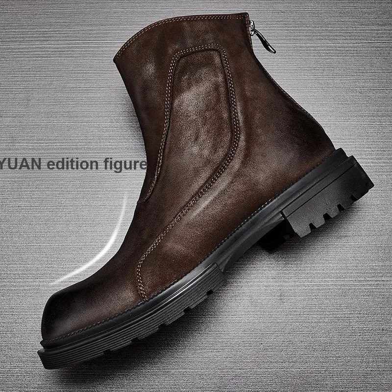 LEYGMENLG Ankle Boots 3cm Men's-4