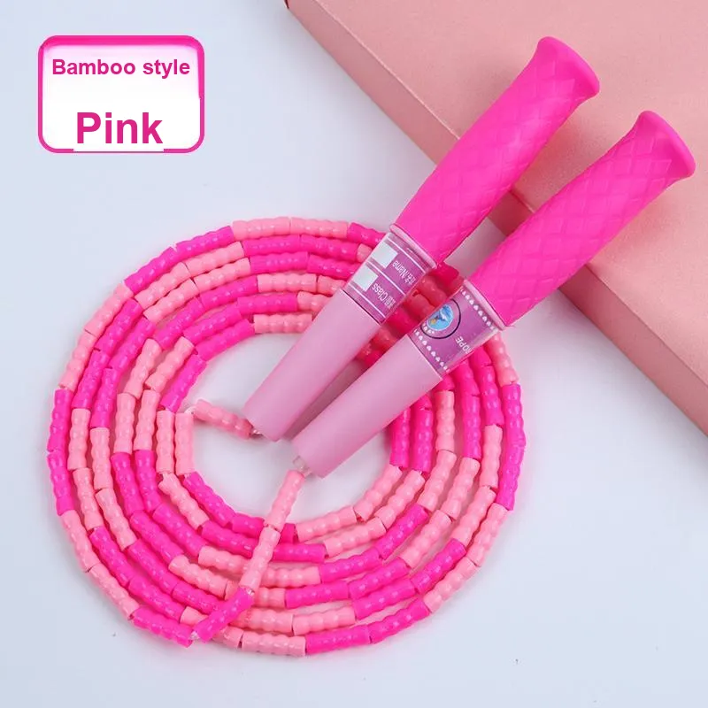 SIRDAR Fitness Training Non Countable Jump Ropes Students Rubber Coated GOT TPR 2.8m Pink-4