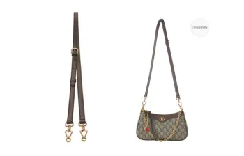 GUYI Cow Leather Bag Accessory Women's Brown