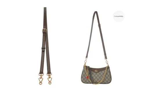 GUYI Cow Leather Bag Accessory Women's Brown