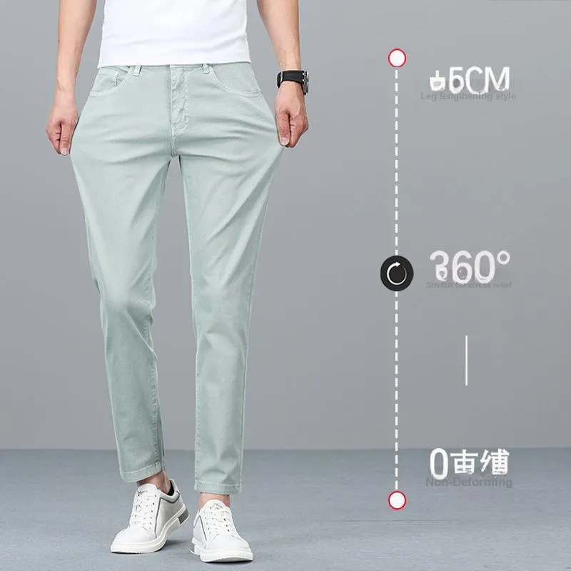 JIKENDI Jeans Men Olive Green-3