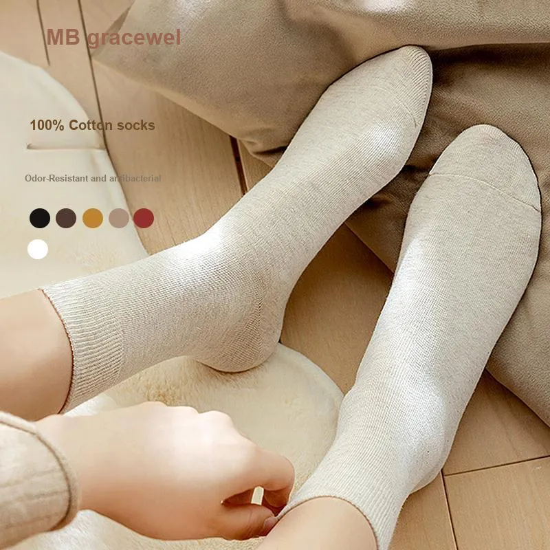 GRACEWELL Mid Calf Socks Women's 5 Pack-9