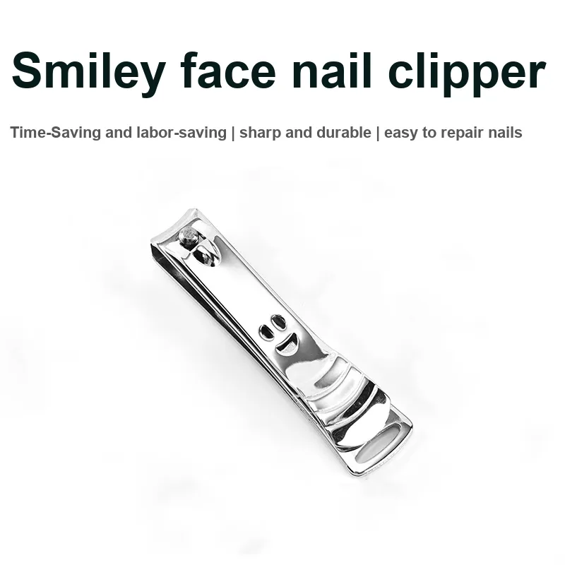 JIAOXUEFEI Nail And Beauty Nail Clip Smiley Face Clip For Easy And Effortless Nail Shaping Keychain-2
