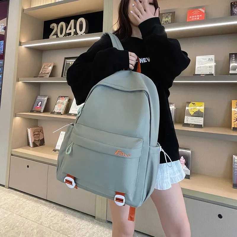 GEERDUN Canvas Backpack Regular Unisex Multicolor-11