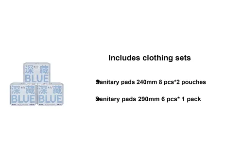 Herlab Удобные Глубокие Синий Гигиенические Прокладки Дышащие Dry And Свежие Дневные и Ночные Комбинации OF 62 Штуки