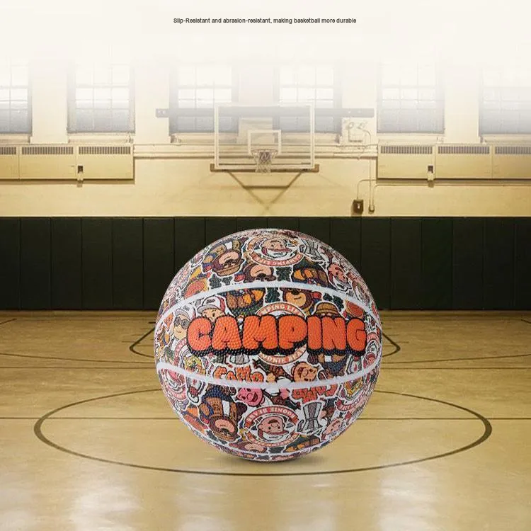 PEAK Rubber Basketball Multicolor Size 5 Training-1