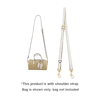 Lan Bao Fan Imported Microfiber Crossbody Back Clip-on Accessory Women's Ecru