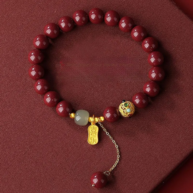 Regalrose Cinnabar Jade Bracelets Women's-2
