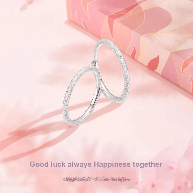 NUSQ Sterling Silver Rings Women's-4