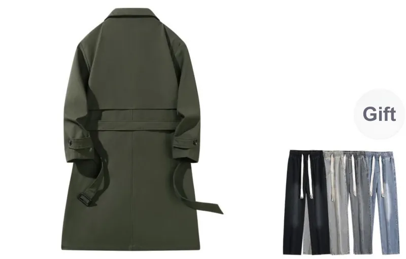 LA'T.WEEKEND Trench Coat Fall Unisex-22