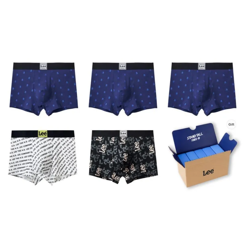 Lee Underwear Gift Box Men's 5 Pack-2