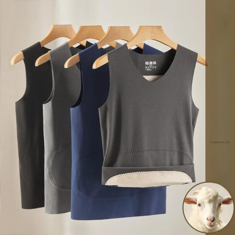 H YXIANG Men Thermal Tops-3