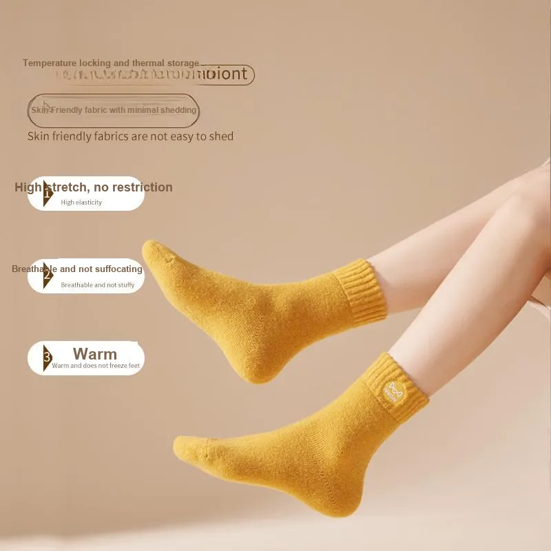 MIIOW Mid Calf Socks Unisex 2 Pack-7
