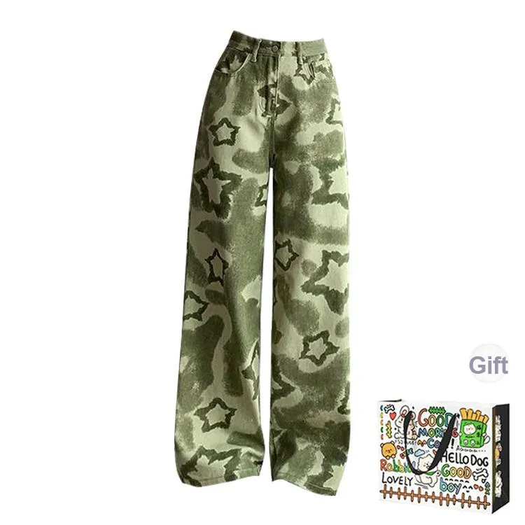 PZHK Jeans Women's Green Shopping Bag-0