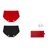 [럭키 레드-여성] 레드+블랙