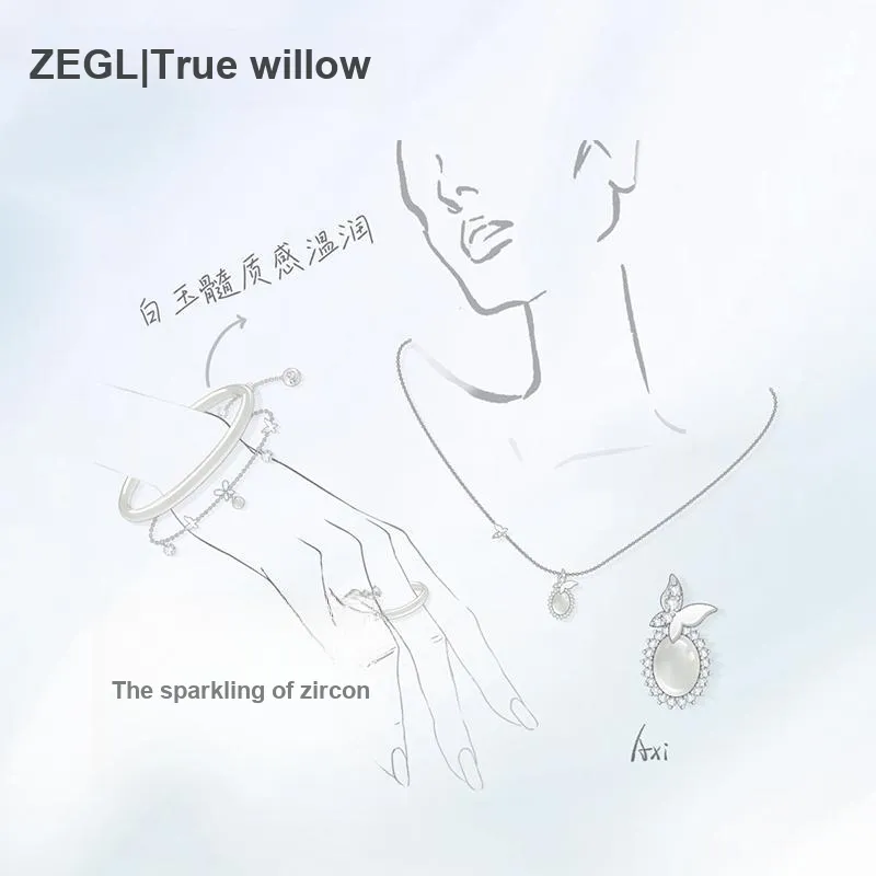 ZEGL Jade Rings Women's-1