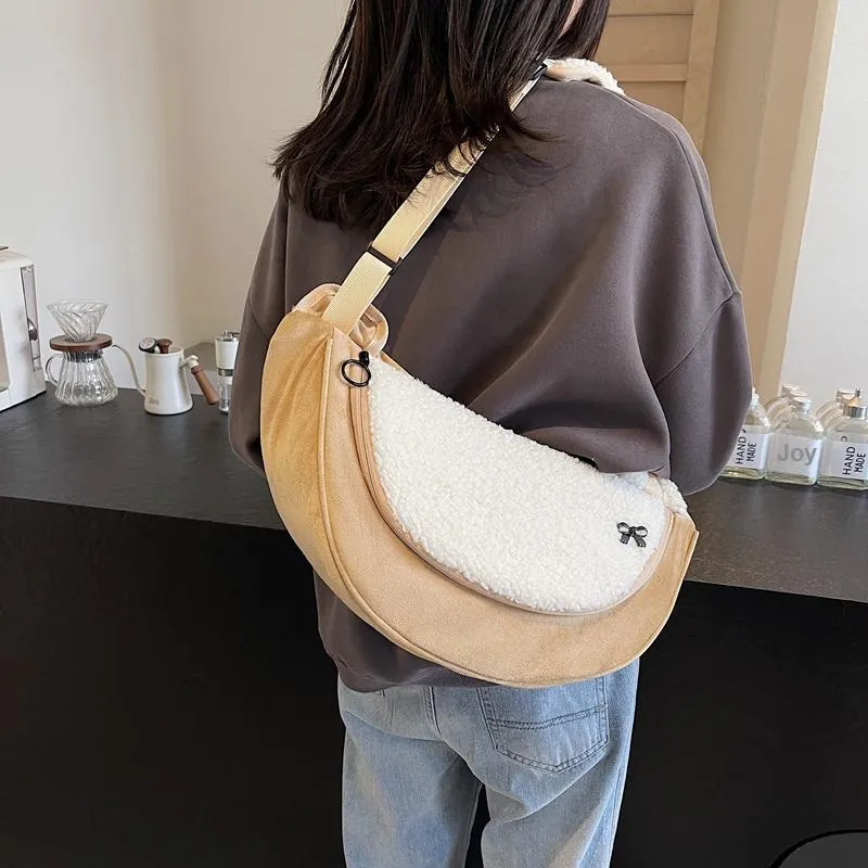 SUN ERATH&U Plush Cloth Shoulder Bag Regular Women's Multicolor-15