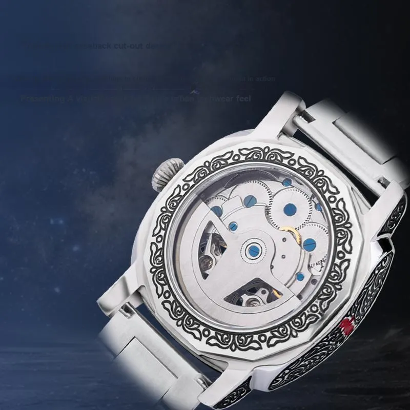 VRQ Future Series Automatic Mechanical Movement Watch Men's Watches Cut Out Dial-3