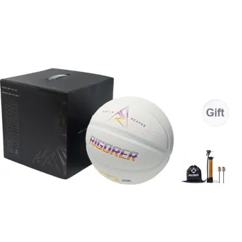 RIGORER PU Basketball White Multicolor Size 7 Training Unisex