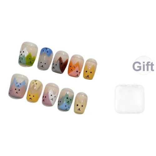 SHANGSHIQIN Мультяшный Ручной Рисунок Драпированная Кошка Короткий Стул Многоцветный Jump Цвет 15мм