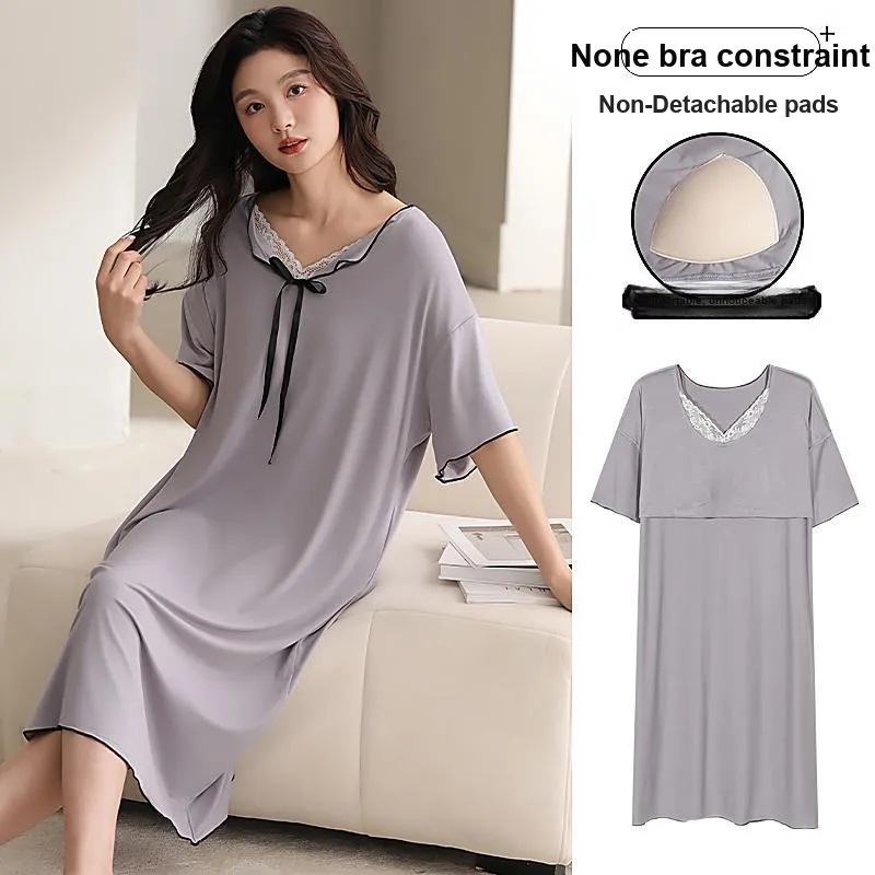 MADALLO Nightgown Women's Lavender-1