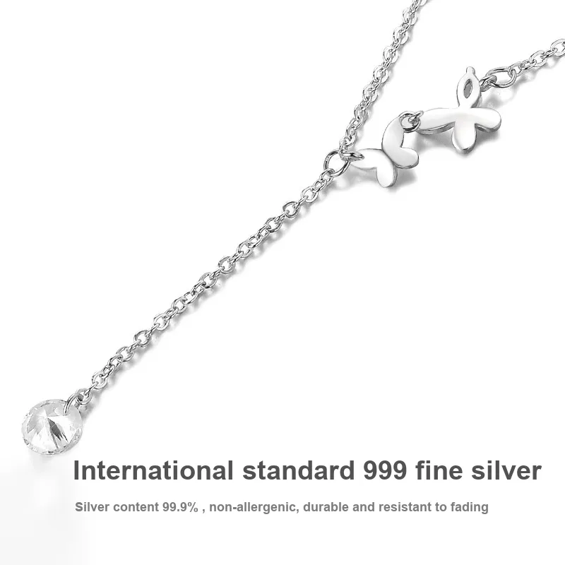 JUICY GRAPE S999 Fine Silver Necklaces Women's-4